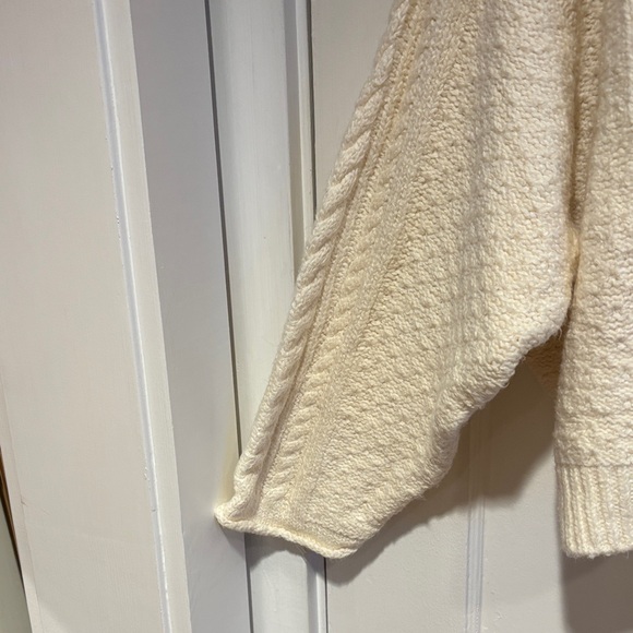 Pilcro Cream Cable Knit Sweater - Picture 4 of 9
